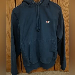 Dark Blue Champion Hoodie